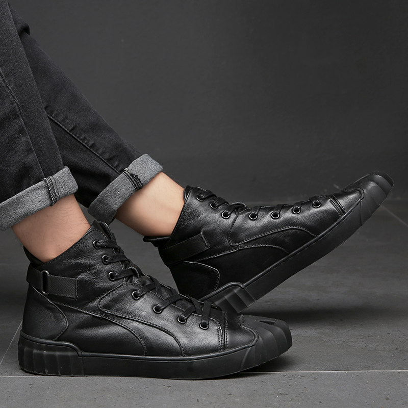 Hakiki Deri Günlük Kısa Botlar - Men'S Fashion Loafers incelemesi ve fiyatı