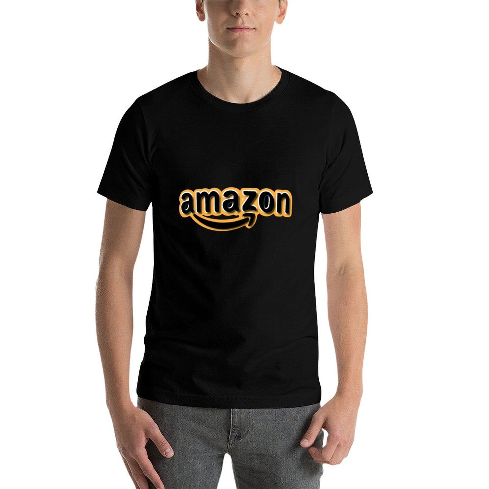 Amazon logolu tasarım tişört M - Amazon Men'S Fashion incelemesi ve fiyatı