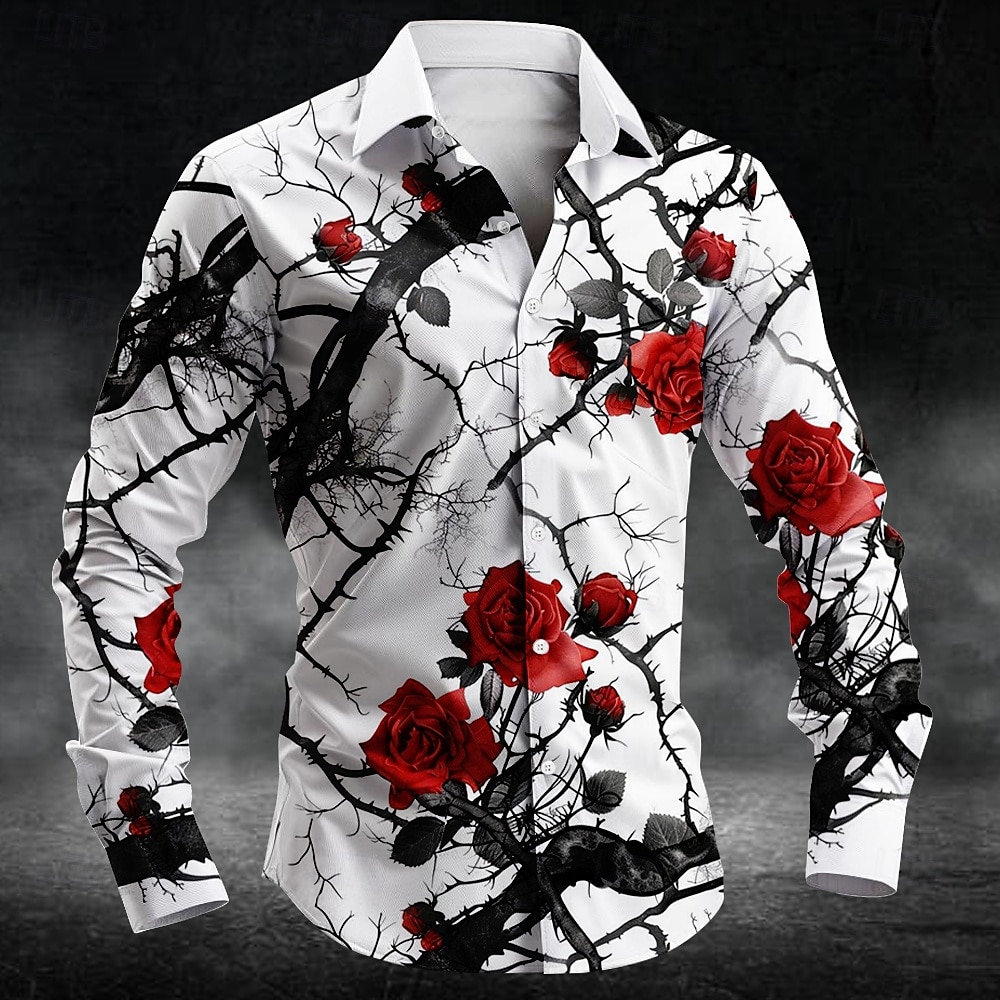 Moda erik çiçeği desen 3d Bask - Men'S Fashion Outfits incelemesi ve fiyatı