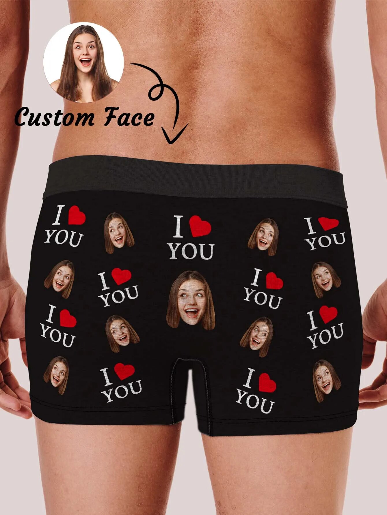 Özel Fotoğraf Erkek Boxer Külo - Men'S Fashion Underwear incelemesi ve fiyatı