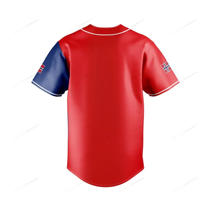 Özel İsim Norveç Haritası Graf - Mens Fashion Baseball Jersey incelemesi ve fiyatı