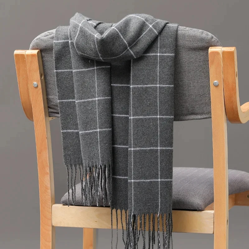 2024 Yeni Kış Erkek Eşarp Sıca - Men Scarf Wool incelemesi ve fiyatı