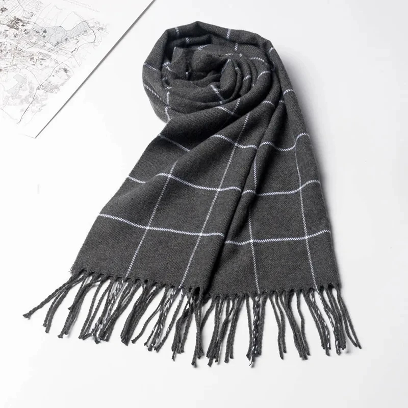 2024 Yeni Kış Erkek Eşarp Sıca - Men Scarf Wool incelemesi ve fiyatı