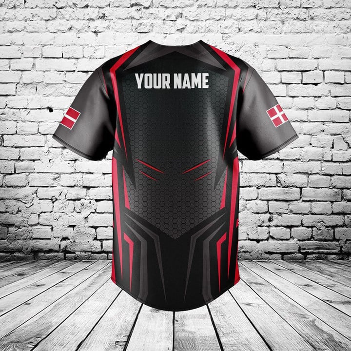 Özel İsimli Danimarka Bayraklı - Mens Fashion Baseball Jersey incelemesi ve fiyatı