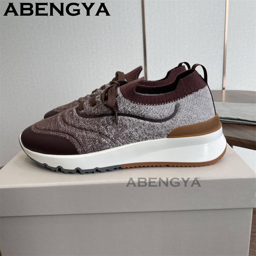 Erkekler yeni çok renkli örme  - Men'S Fashion Loafers incelemesi ve fiyatı